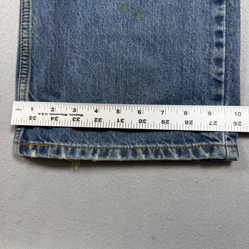 Levis Low Rise Bootcut Jeans Mens Blue Denim Medium Wash Cotton Pants‎